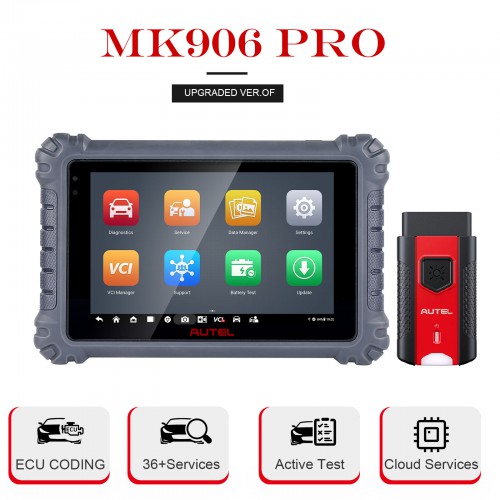New Autel MaxiCOM MK906PRO Bi-Directional Full System Diagnostic Tool Support FCA  and V-A-G Guided Functions Level-Up Hardware