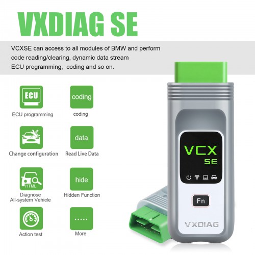 VXDIAG VCX SE BMW ICOM A2 A3 NEXT WIFI OBD2 Scanner Car Diagnostic Tool for Programming and Coding All BMW E, F, G Series with 1T HDD