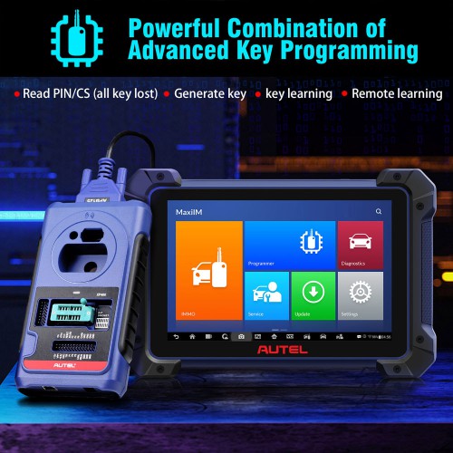 Autel MaxiIM IM608 with XP400 Advanced IMMO and Key Programming Tool with Full System Diagnose (No IP Blocking Problem)