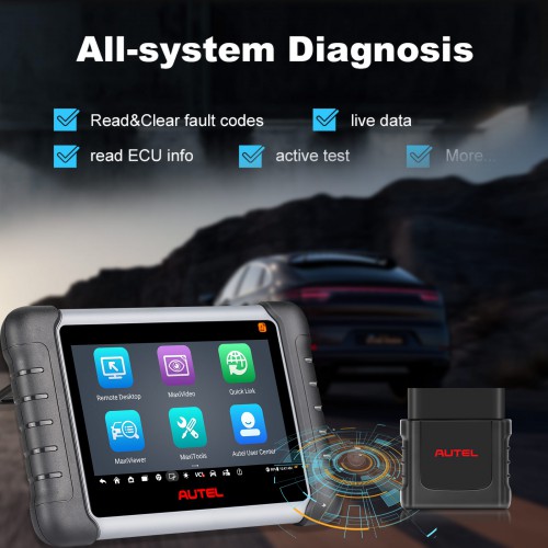 2023 Autel MaxiPRO MP808Z-TS MP808S-TS TPMS Relearn Tool Newly Adds Battery Testing Function