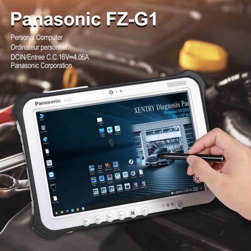 Second-hand Panasonic FZ-G1 I5 4th generation Tablet 8G with 256G SSD WIN10 System