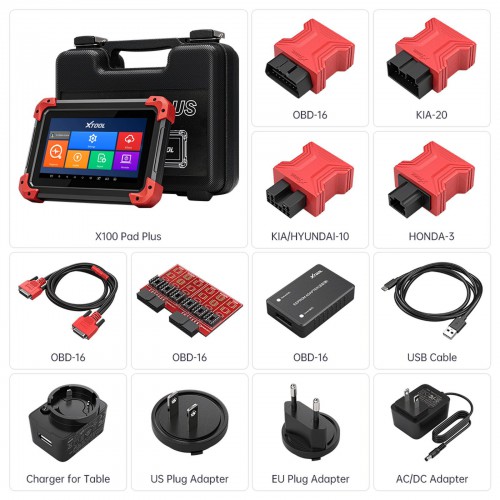 XTOOL X100 PAD PLUS Professional Automotive Key Programming Tool With 23+ Special Functions