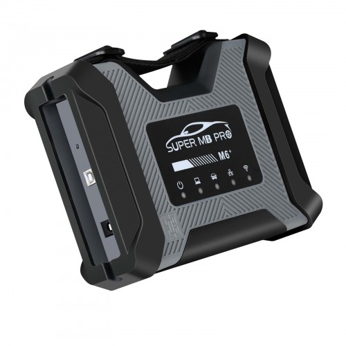 SUPER MB PRO M6+ Wireless Star Diagnosis Tool Full Configuration Work on Both Cars and Trucks With 3 Alu Heatsink