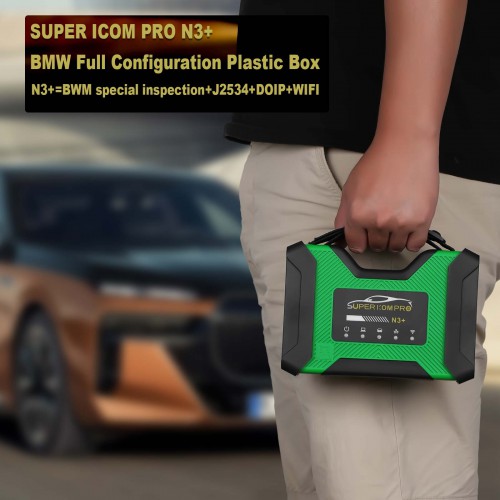 SUPER ICOM PRO N3+ BMW Basic Configuration Carton Box Compatible with Original Software Support J2534 DOIP