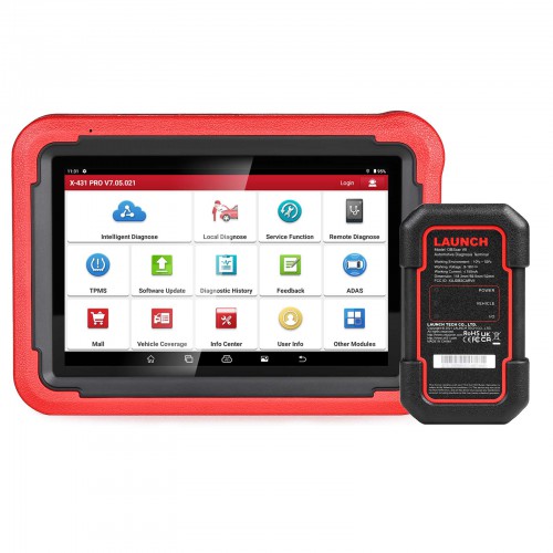 Launch X431 X-431 PROS V5.0 Diagnostic Tool 37 Service Functions Intelligent Diagnose TPMS Supports CANFD and DOIP