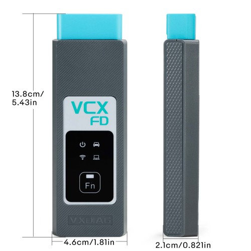 VXDIAG VCX-FD GM FM 2-in-1 Intelligent Vehicle Diagnostic Interface for Ford/Mazda GM Support CAN-FD/DOIP