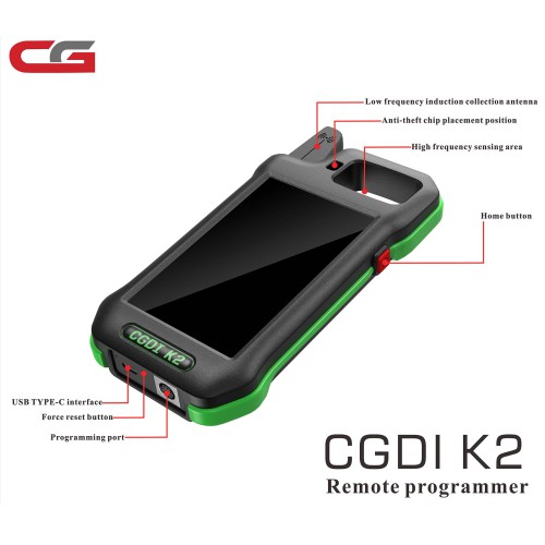 (Pre-Order) 2024 CGDl K2 Professional Multi-functional Smart Locksmith Key Tool Remote Generator Support 96Bit ID48 Copy