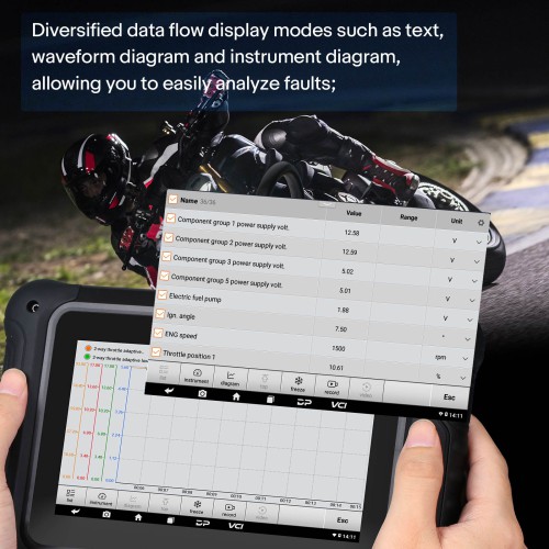 OBDSTAR MOTOSTAR Intelligent Motorcycle /Snow Mobile/ATV/UTV Diagnostic Equipment