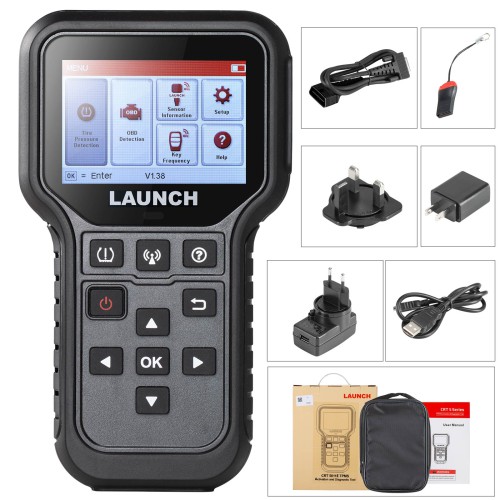 LAUNCH CRT5011E TPMS Activation and Diagnostic Tool Read/Erase DTCs Relearn/Tire Pressure Monitoring Device Activate 315/433MHz Tire Pressure Sensors