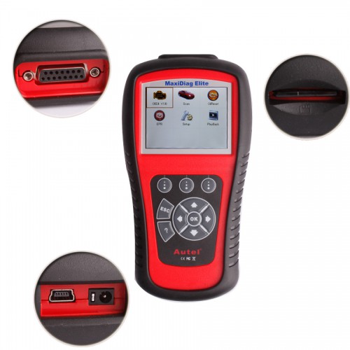 Autel Maxidiag Elite MD703 Full System Scanner with Data Steam for America Vehicles Update Online