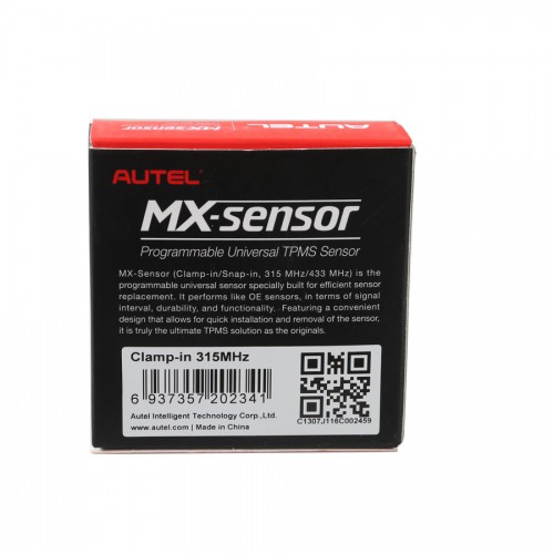 V5.03 Autel MX-Sensor 433MHz/315MHZ Universal Programmable TPMS Sensor Specially Built for Tire Pressure Sensor Replacement