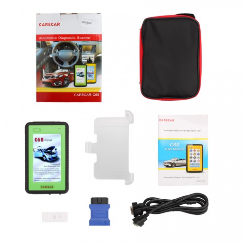 Original CareCar C68 Retail DIY Professional Auto Diagnostic Tool Two Years Free Update(Replaced by Tuirel S777)