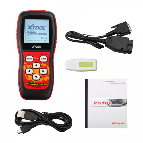 Multi-language Xtool PS100 EOBDII/CAN OBDII Scanner for Cars/Trucks