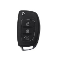 XHORSE XNHY04EN Wireless Universal Remote Key Hyundai Style Flip 3 Buttons Remotes for VVDI Key Tool 5pcs/lot