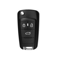 XHORSE XNBU00EN Wireless Universal Remote Key Buick Style Flip 3 Buttons Remotes for VVDI Key Tool 5pcs/lot