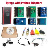 [No Tax] V87 Iprog+ Iprog Pro Programmer Support IMMO + Mileage Correction + Airbag Reset Plus Probes Adapted for in-circuit ECU