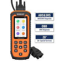 [EU Ship No Tax] GODIAG GD203 ABS/SRS OBD2 Service Tool with 28 Service Reset Functions Multi-Language and Lifetime Free Update
