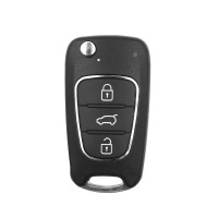 [EU Stock Clearance Sale] XHORSE XNHY02EN Wireless Universal Remote Key for HYUNDAI Flip 3 Buttons Remotes for VVDI Key Tool 5pcs/Lot