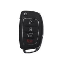 XHORSE XNHY03EN Wireless Universal Remote Key Hyundai Style Flip 4 Buttons Remotes for VVDI Key Tool 5pcs/lot