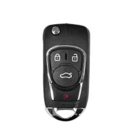 XHORSE XNBU02EN Wireless Universal Remote Key Buick Style Flip 4 Buttons Remotes for VVDI Key Tool 5pcs/lot