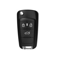 XHORSE XKBU00EN Wired Universal Remote Key Buick Style Flip 3 Buttons for VVDI VVDI2 Key Tool 5pcs/lot