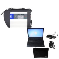 (Directly Use) V2022.9 DOIP MB SD C4 WiFi Diagnostic Tool with 256G SSD Plus 4GB Lenovo T410 Laptop Free Activation Service