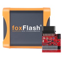 Master Version foxFlash Super Strong ECU TCU Clone and Chiptuning Tool Plus foxFlash OTB 1.0 Expansion Adapter