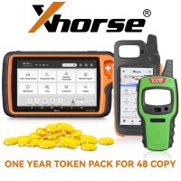 3 Tokens One Day for Xhorse VVDI Key Tool Plus/Mini key Tool/VVDI Key Tool Max Pro/VVDI Key Tool Max 96bit ID48 Clone In 1 Year