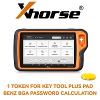 [24Hours Add well] 1 Token for Xhorse VVDI Key Tool Plus Pad Benz BGA Password Calculation