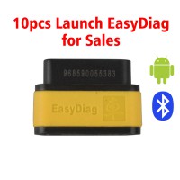 (Free Shipping from UK No Tax)Launch X431 EasyDiag Bluetooth OBD2 Code Reader for Android IOS 10pcs/lot for Sales