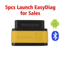(Free Shipping from UK No Tax)Launch X431 EasyDiag UK Bluetooth OBD2 Code Reader for Android IOS 5pcs/lot