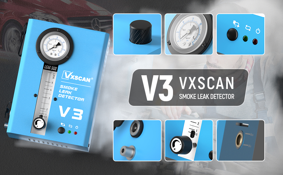 vxscan v3 smoke leak detector