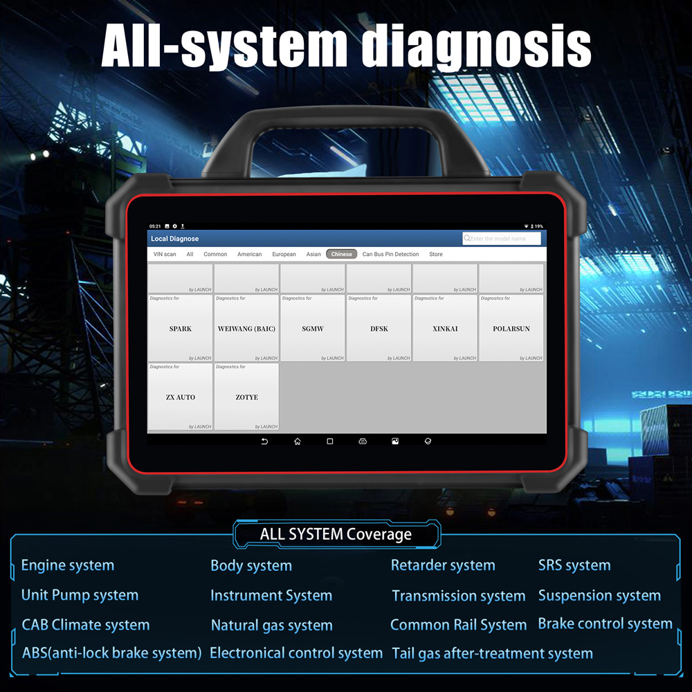 pad vii all system diagnosis