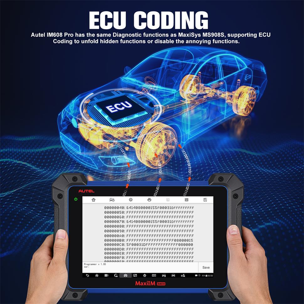 autel im608 pro ecu coding