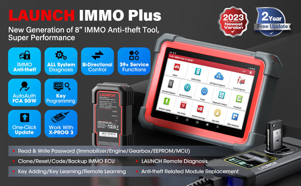 launch x431 immo plus programmer