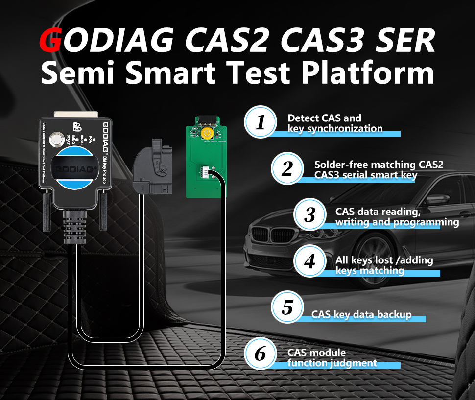 godiag cas2 cas3 ser semi test platform